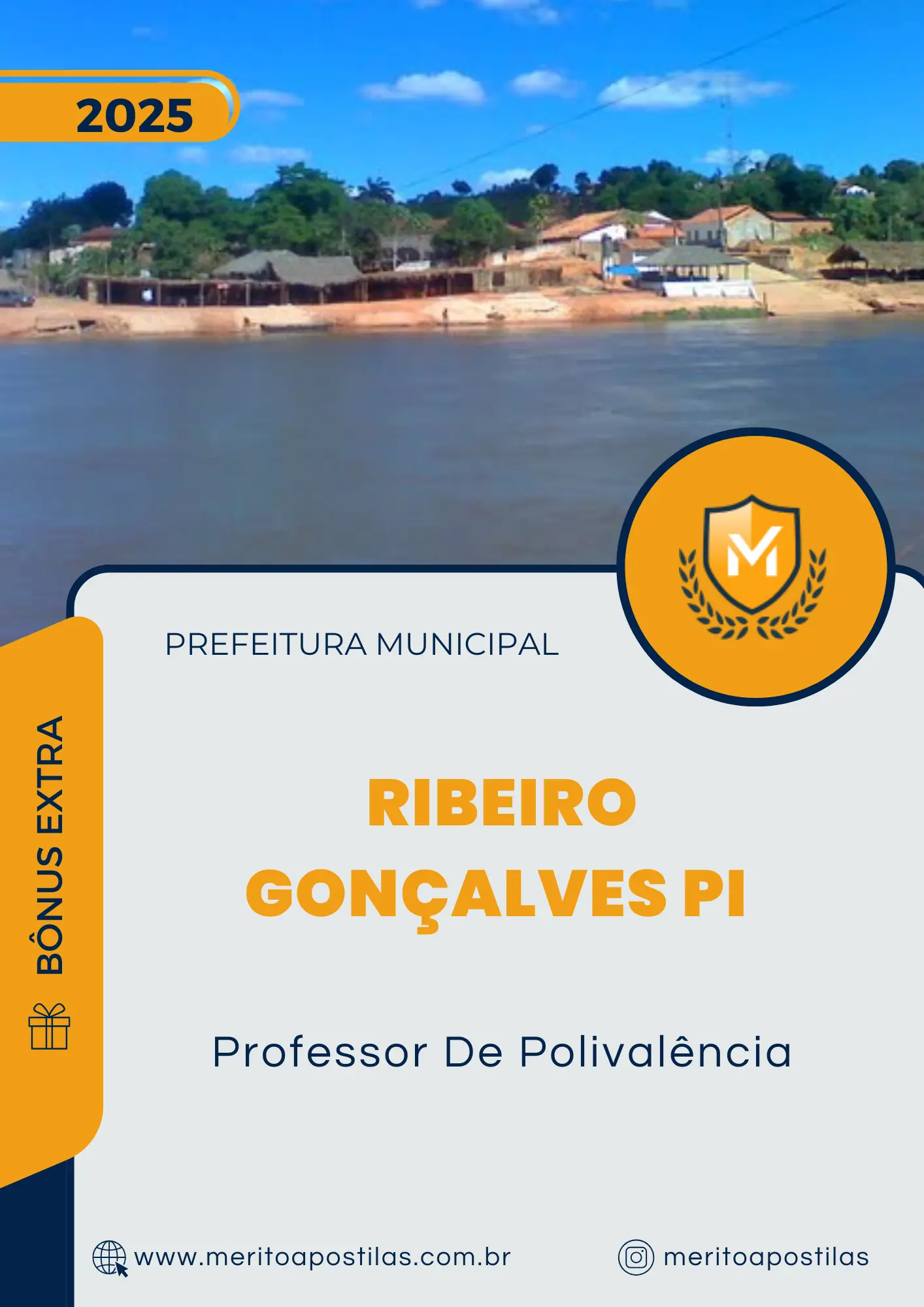 Apostila Professor De Polivalência Prefeitura de Ribeiro Gonçalves PI 2025