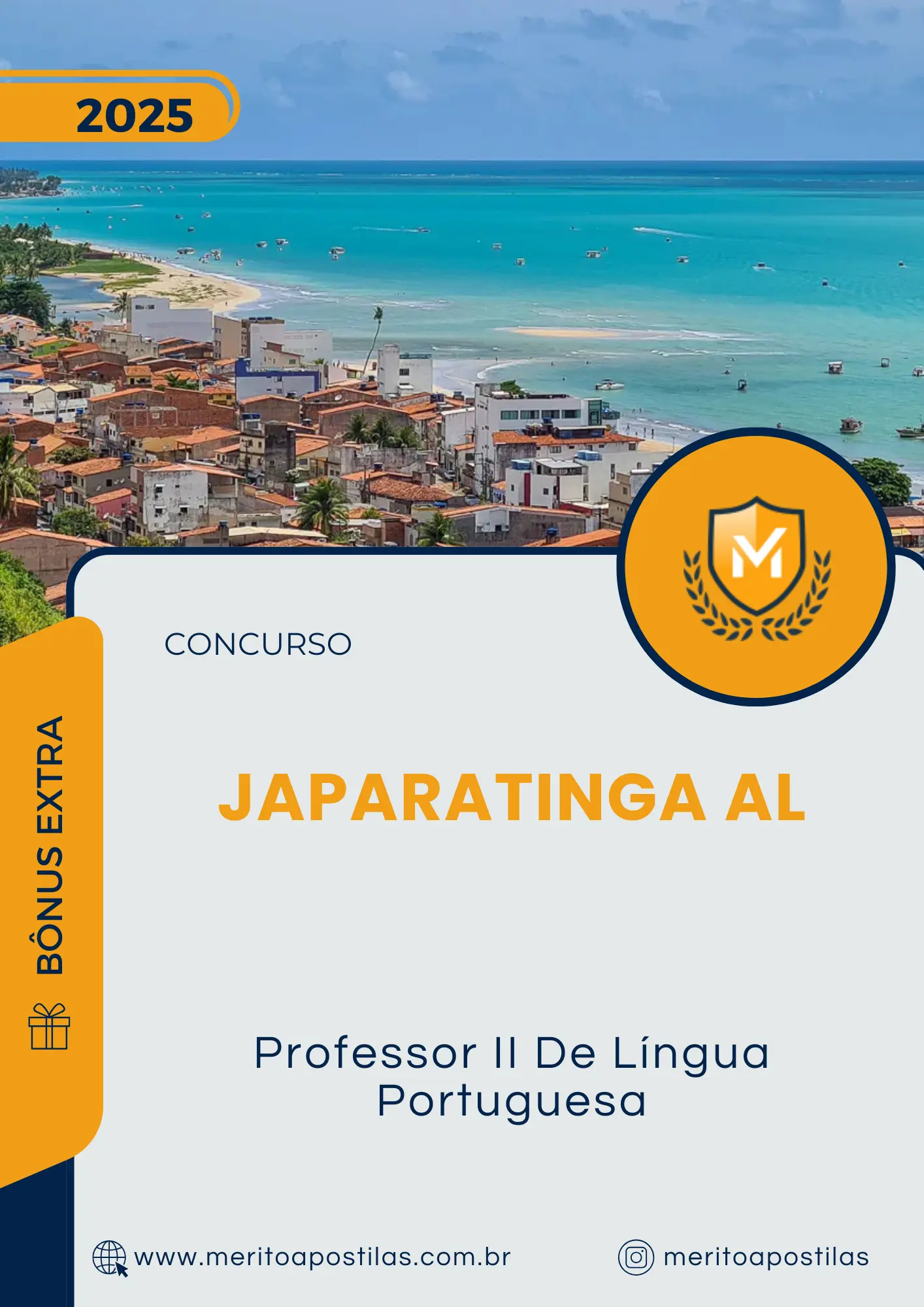 Apostila Professor II De Língua Portuguesa Prefeitura de Japaratinga AL 2025