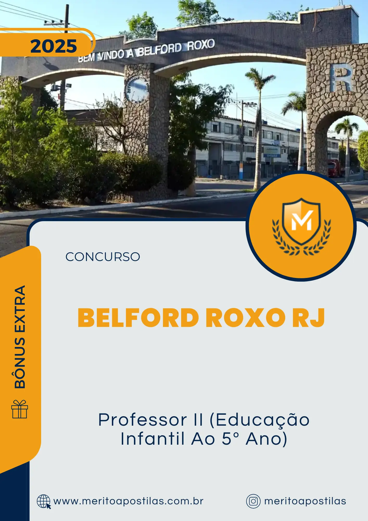 Apostila Professor II Educação Infantil Ao 5 Ano Concurso Belford Roxo RJ 2025