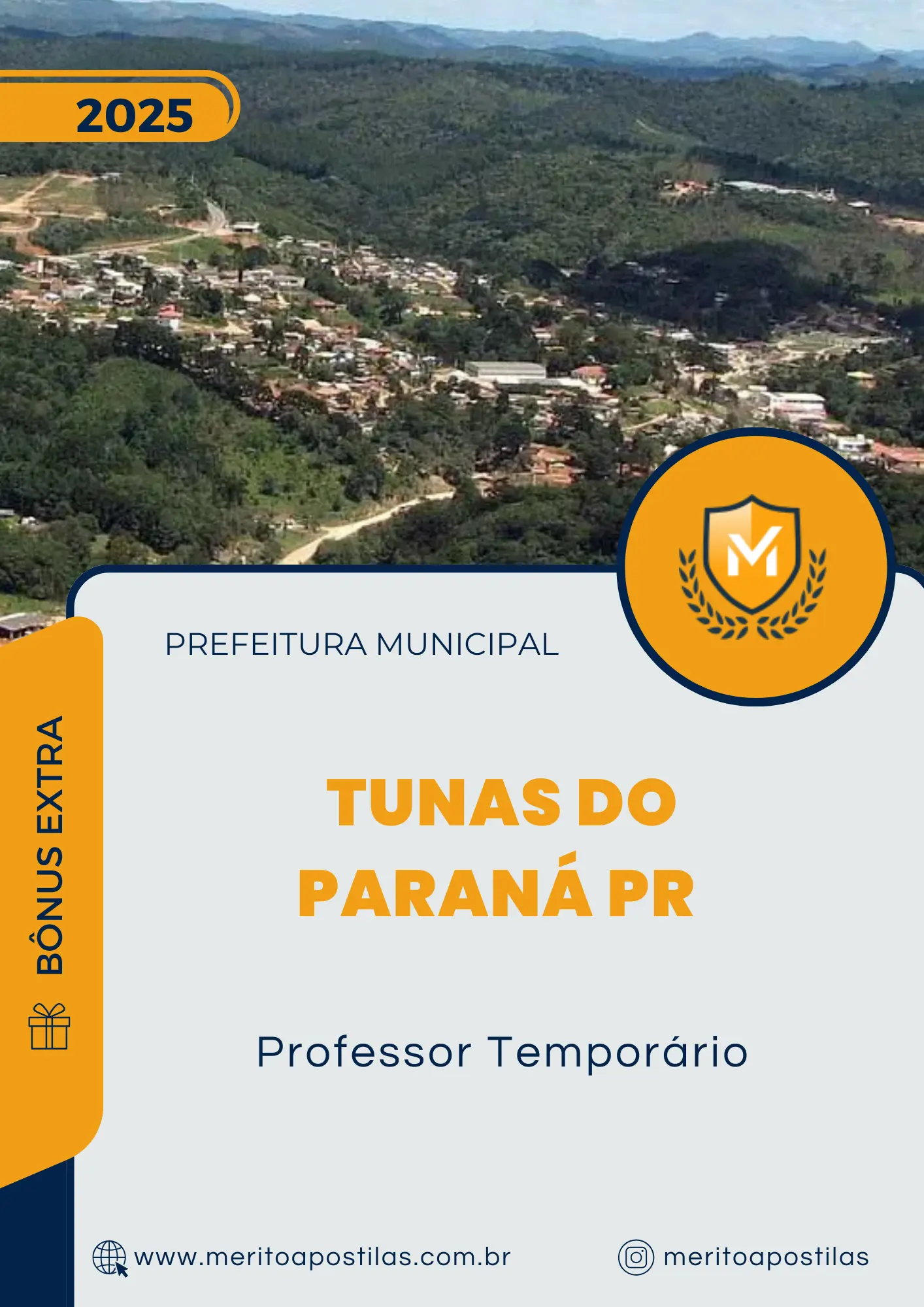 Apostila Professor Temporário Prefeitura de Tunas do Paraná PR 2025