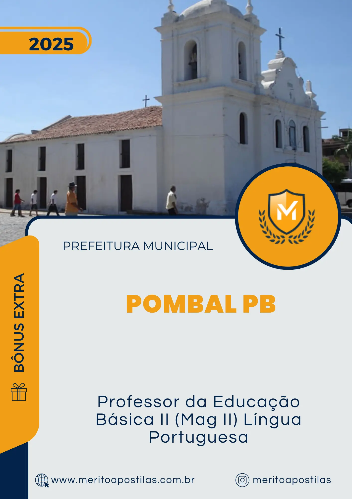 Apostila Professor da Educação Básica II Mag II Língua Portuguesa Prefeitura Pombal PB 2025
