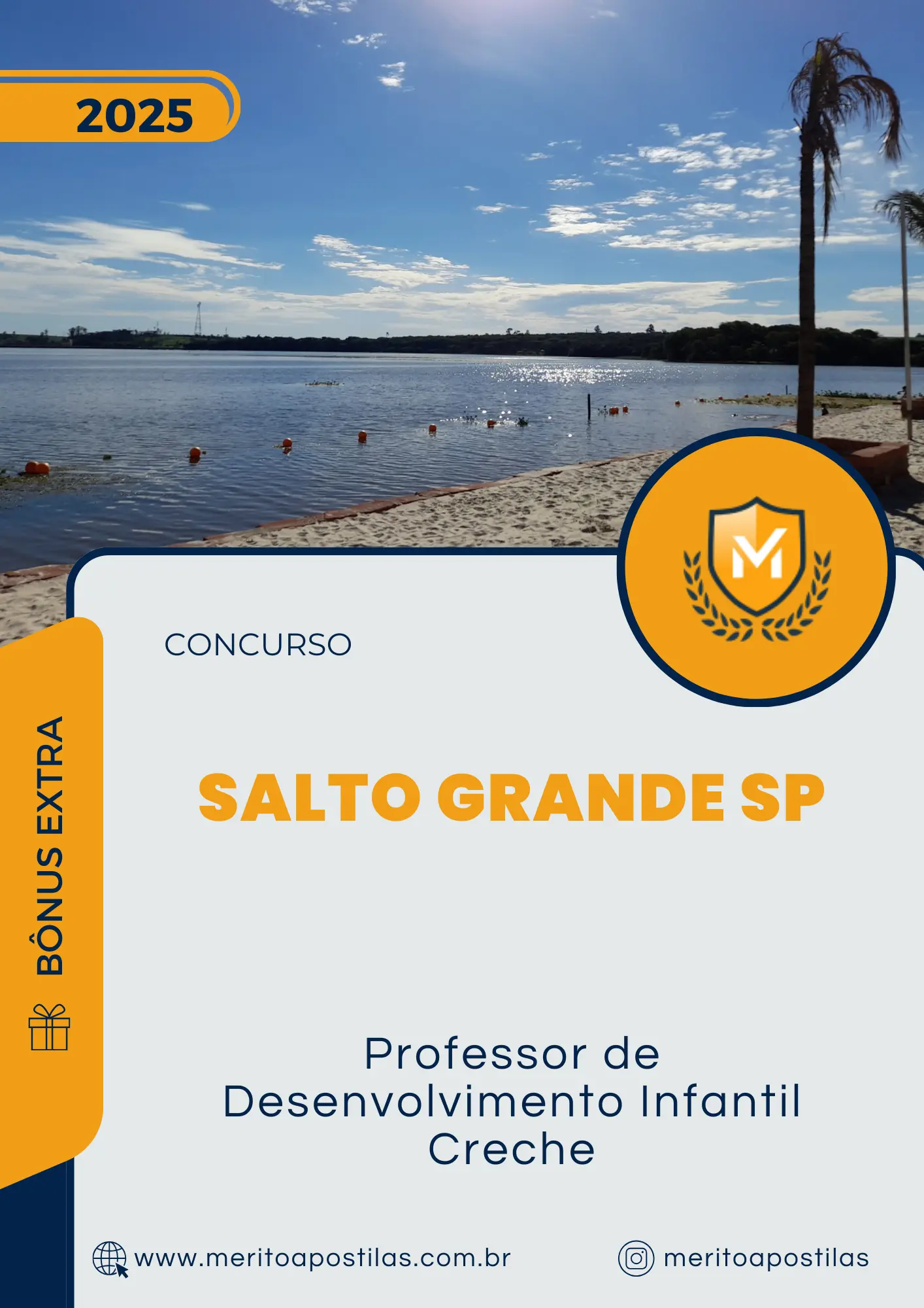 Apostila Professor de Desenvolvimento Infantil Creche Prefeitura de Salto Grande SP 2025
