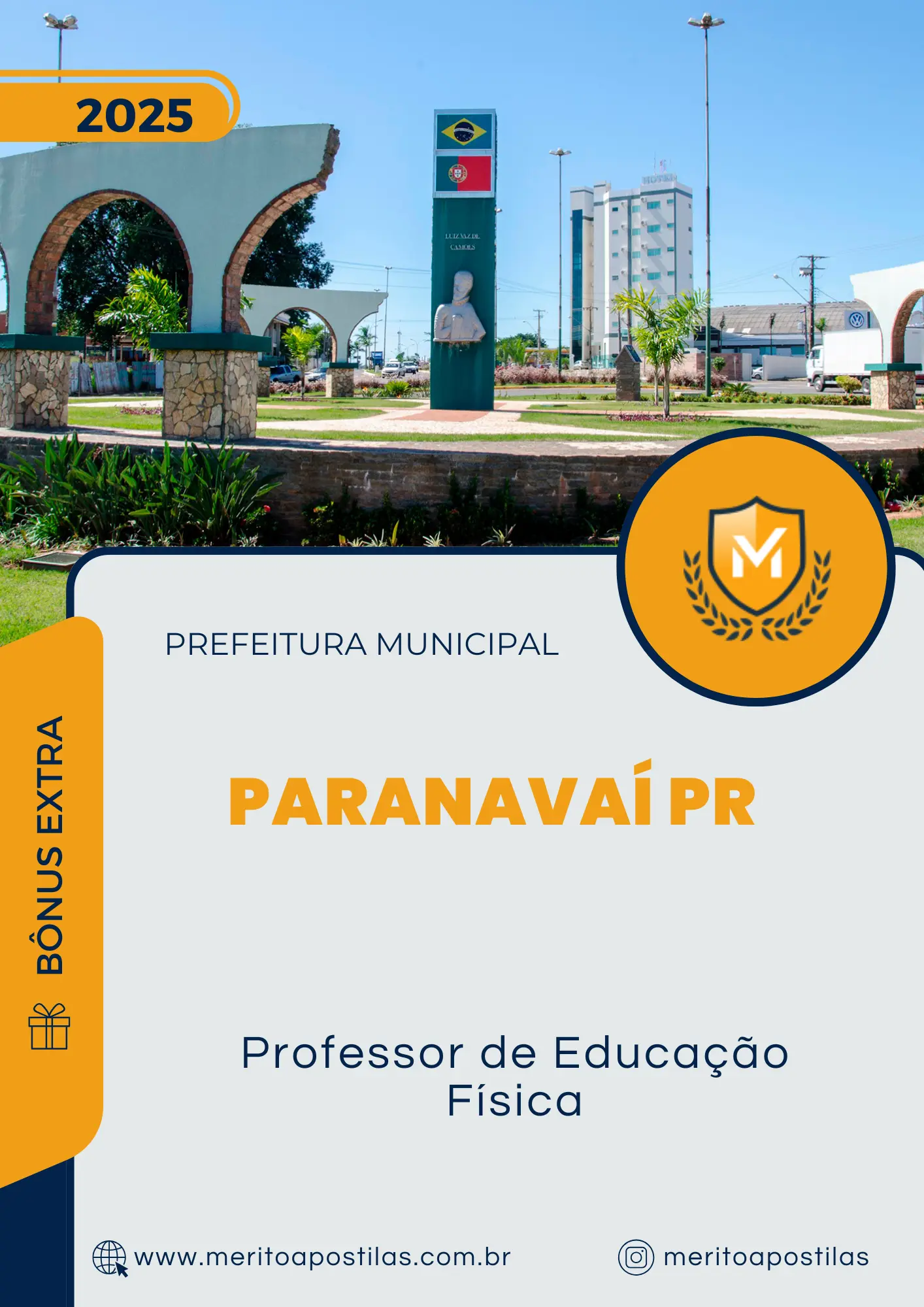 Apostila Professor de Educação Física Prefeitura de Paranavaí PR 2025