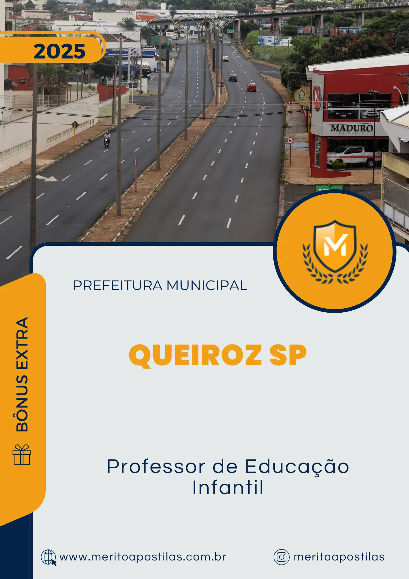 Apostila Professor de Educação Infantil Prefeitura de Queiroz SP 2025