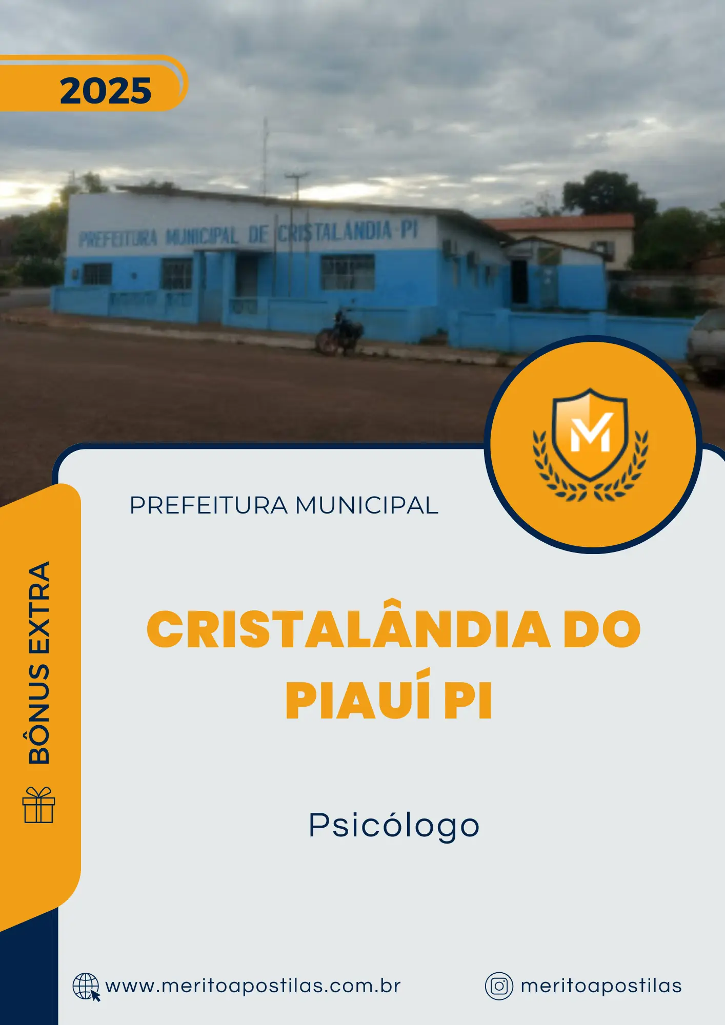 Apostila Psicólogo Prefeitura de Cristalândia do Piauí PI 2025