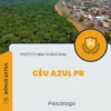 Apostila Psicólogo Prefeitura de Céu Azul PR 2025