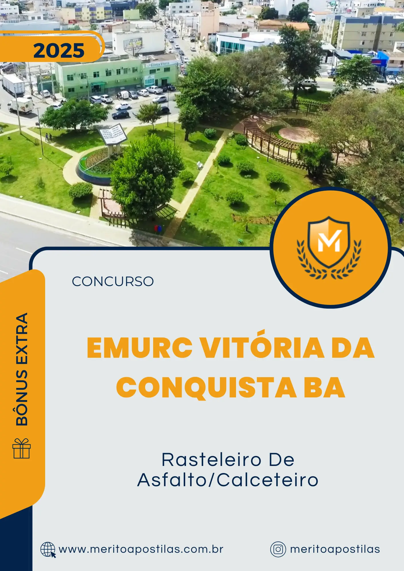 Apostila Rasteleiro De Asfalto Calceteiro Concurso EMURC Vitória da Conquista BA 2025