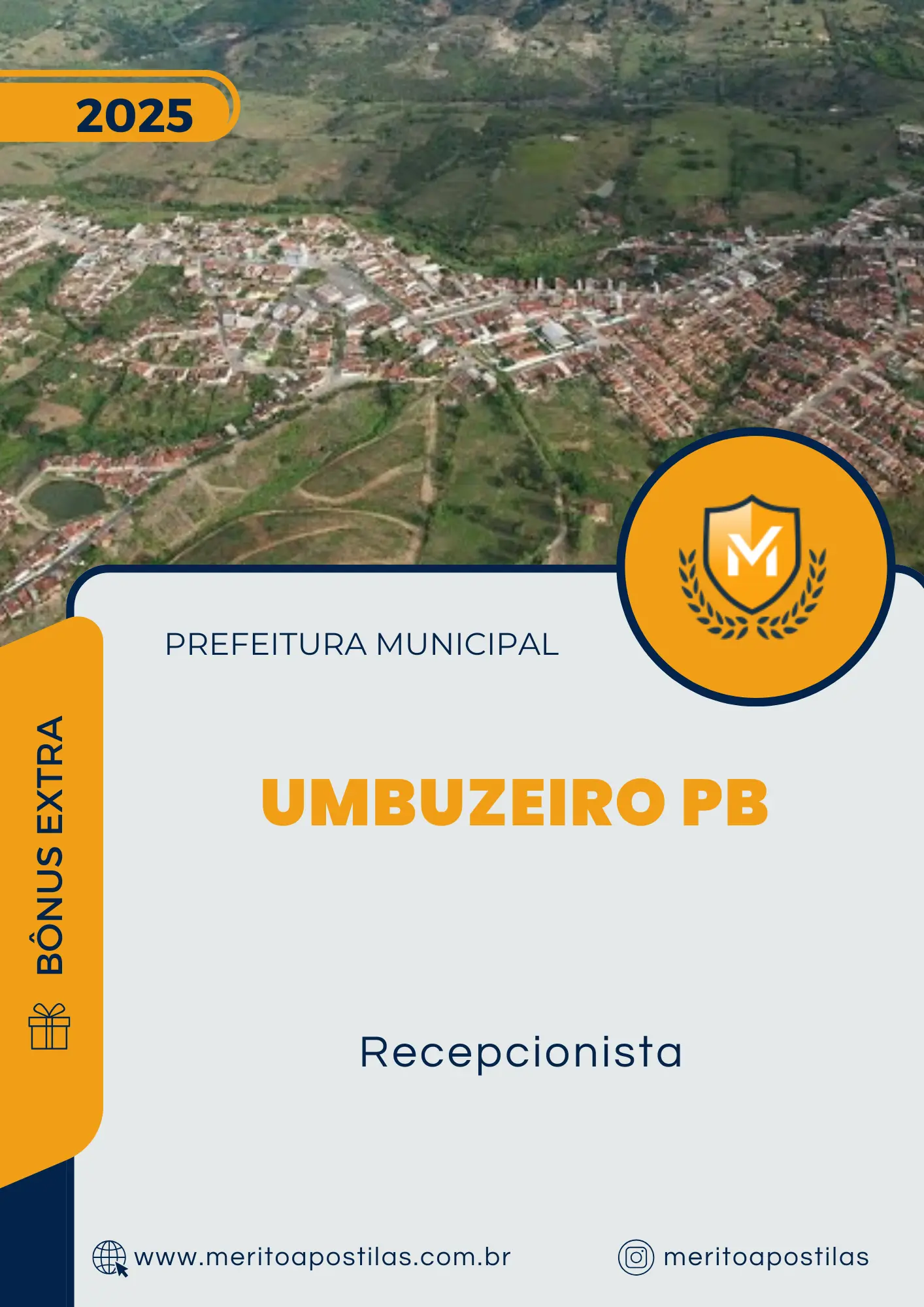 Apostila Recepcionista Prefeitura de Umbuzeiro PB 2025