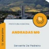 Apostila Servente De Pedreiro Prefeitura de Andradas MG 2025