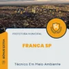 Apostila Técnico Em Meio Ambiente Prefeitura de Franca SP 2025