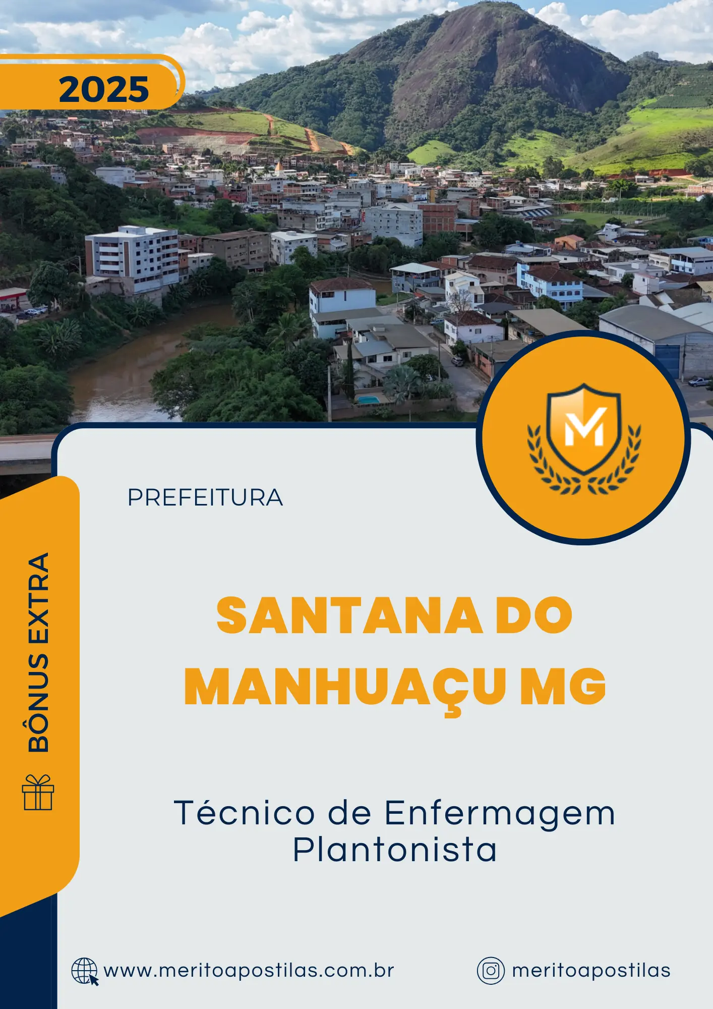 Apostila Técnico de Enfermagem Plantonista Prefeitura Santana do Manhuaçu MG 2025
