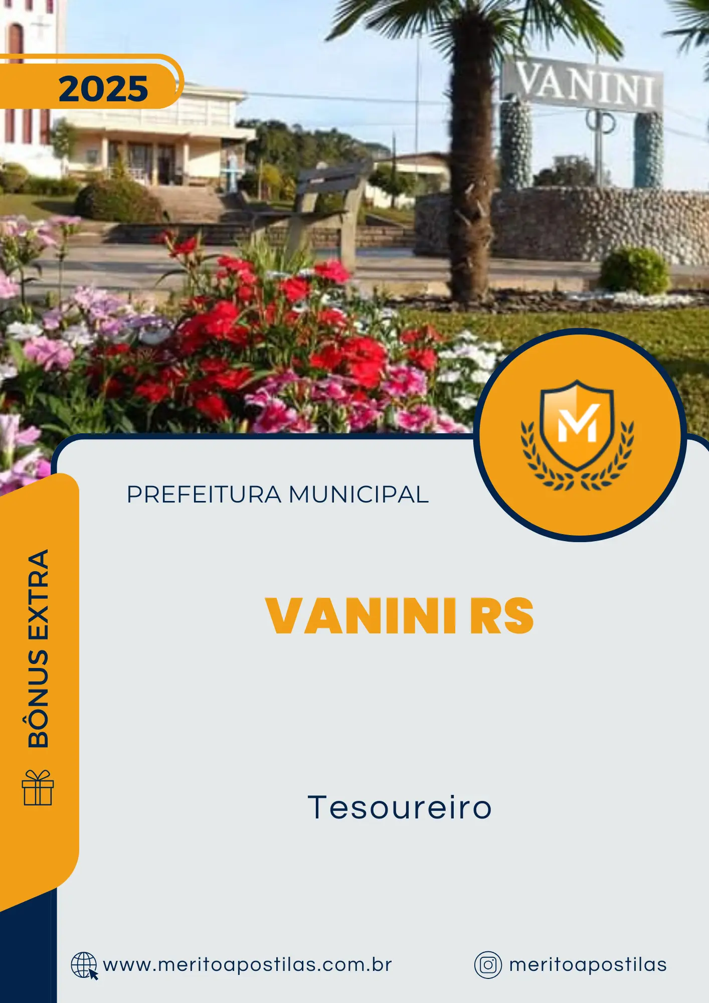 Apostila Tesoureiro Prefeitura de Vanini RS 2025