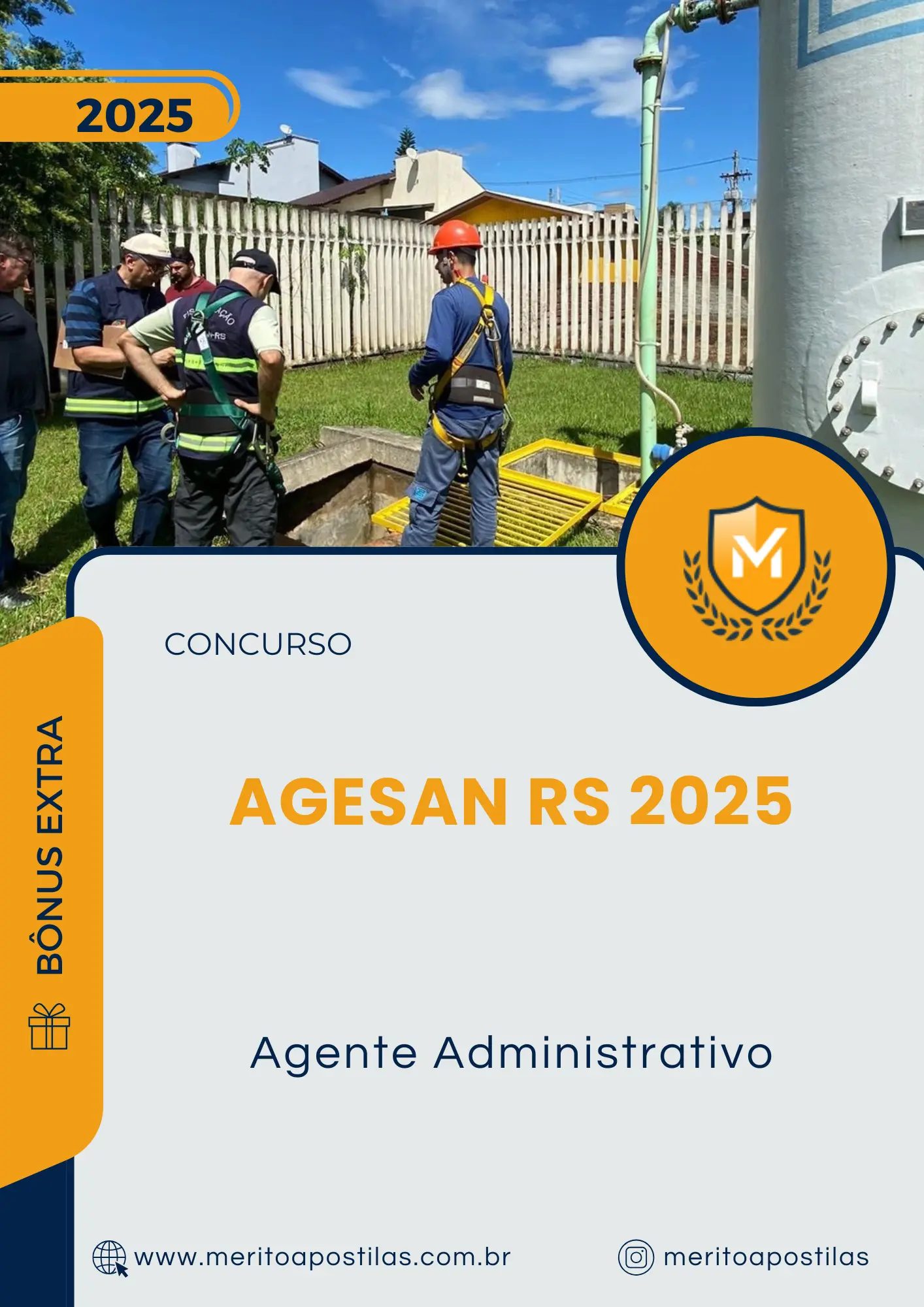 Apostila Agente Administrativo Concurso AGESAN RS 2025