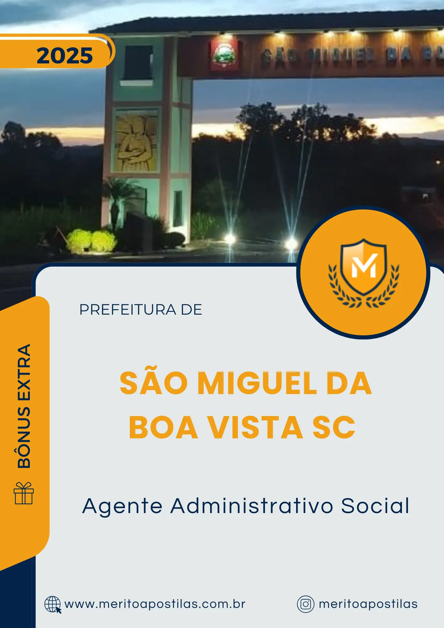 Apostila Agente Administrativo Social Prefeitura de São Miguel da Boa Vista SC 2025
