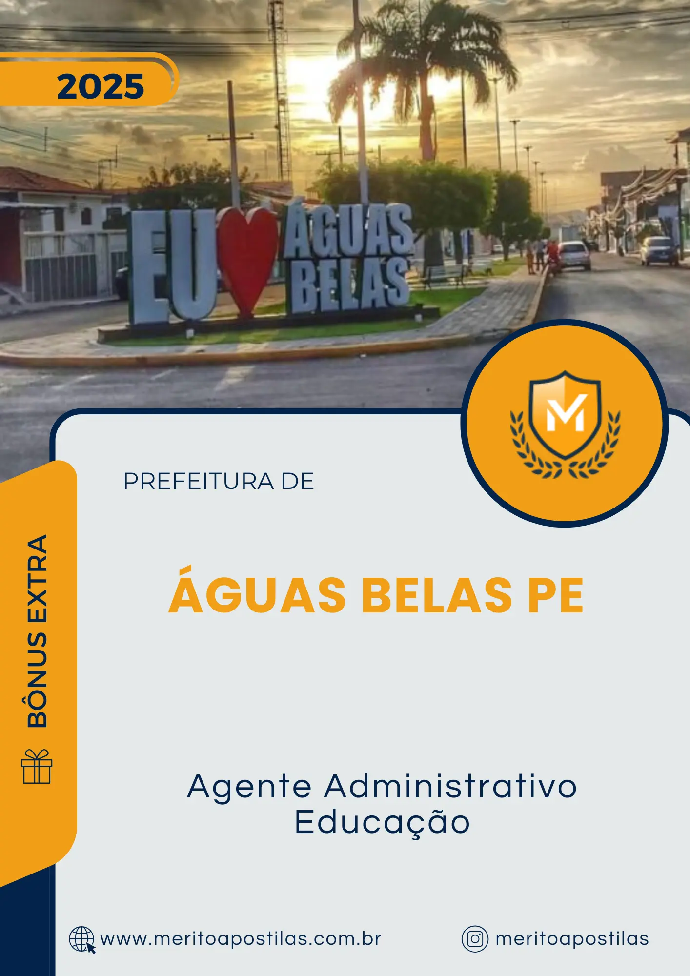 Apostila Agente Administrativo Educação Prefeitura de Águas Belas PE 2025