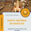 Apostila Agente Comunitário De Saúde Prefeitura de Santo Antônio de Goiás GO 2025