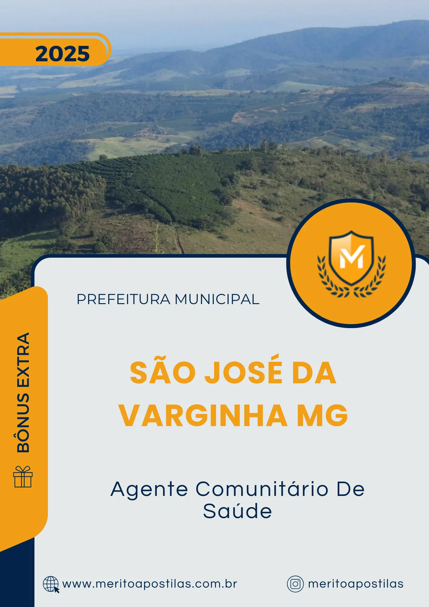 Apostila Agente Comunitário De Saúde Prefeitura de São José da Varginha MG 2025