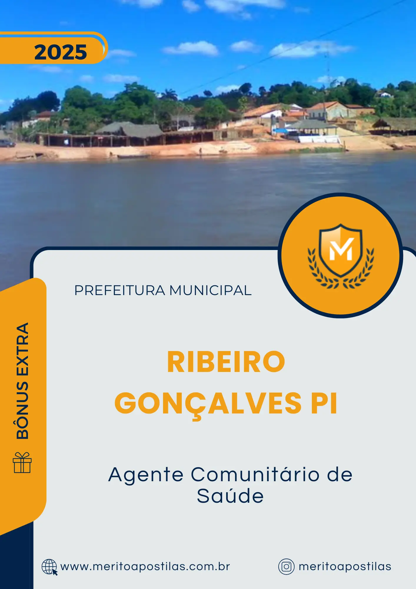 Apostila Agente Comunitário de Saúde Prefeitura de Ribeiro Gonçalves PI 2025
