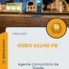 Apostila Agente Comunitário de Saúde Concurso Ouro Velho PB 2025