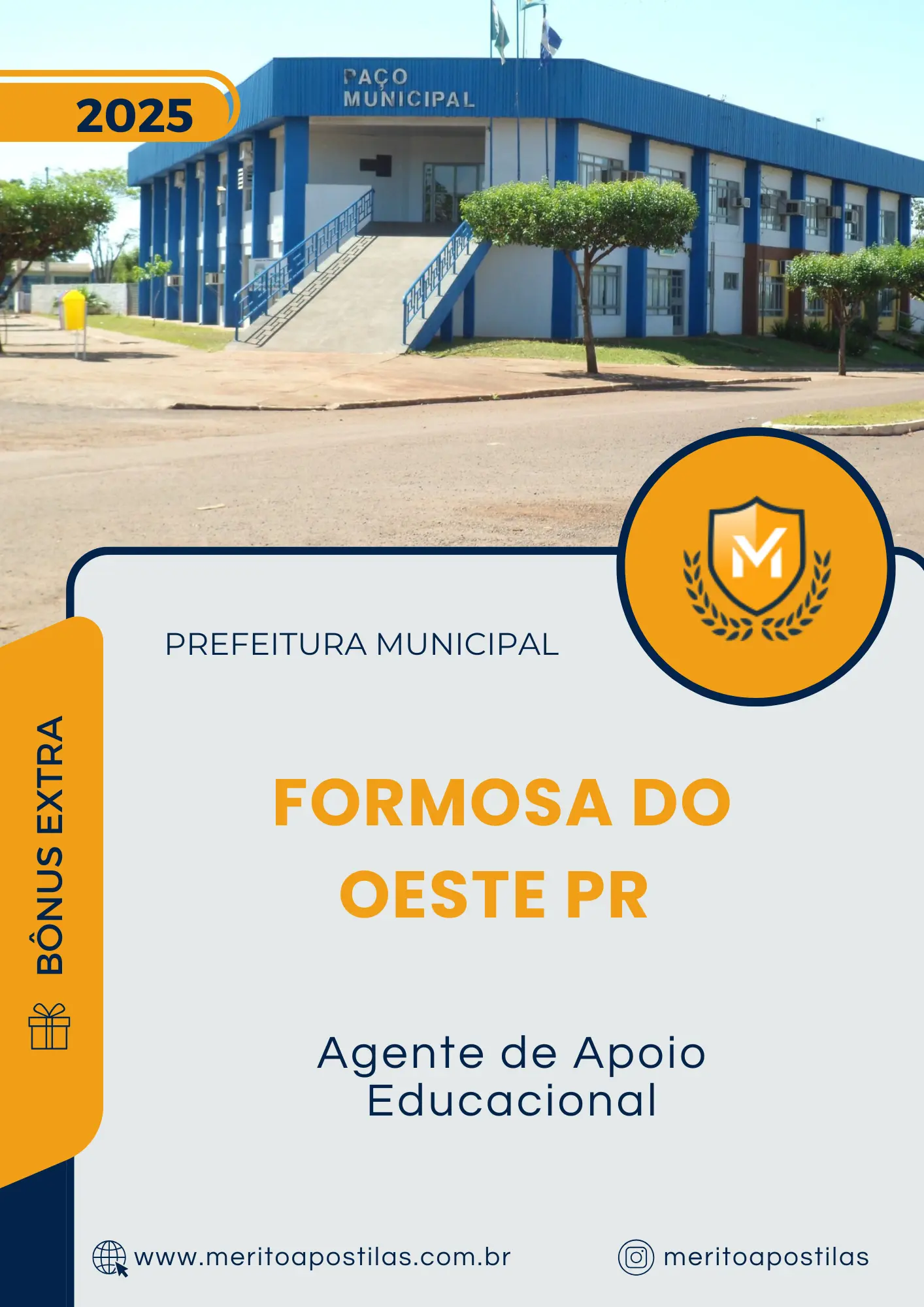 Apostila Agente de Apoio Educacional Prefeitura de Formosa do Oeste PR 2025