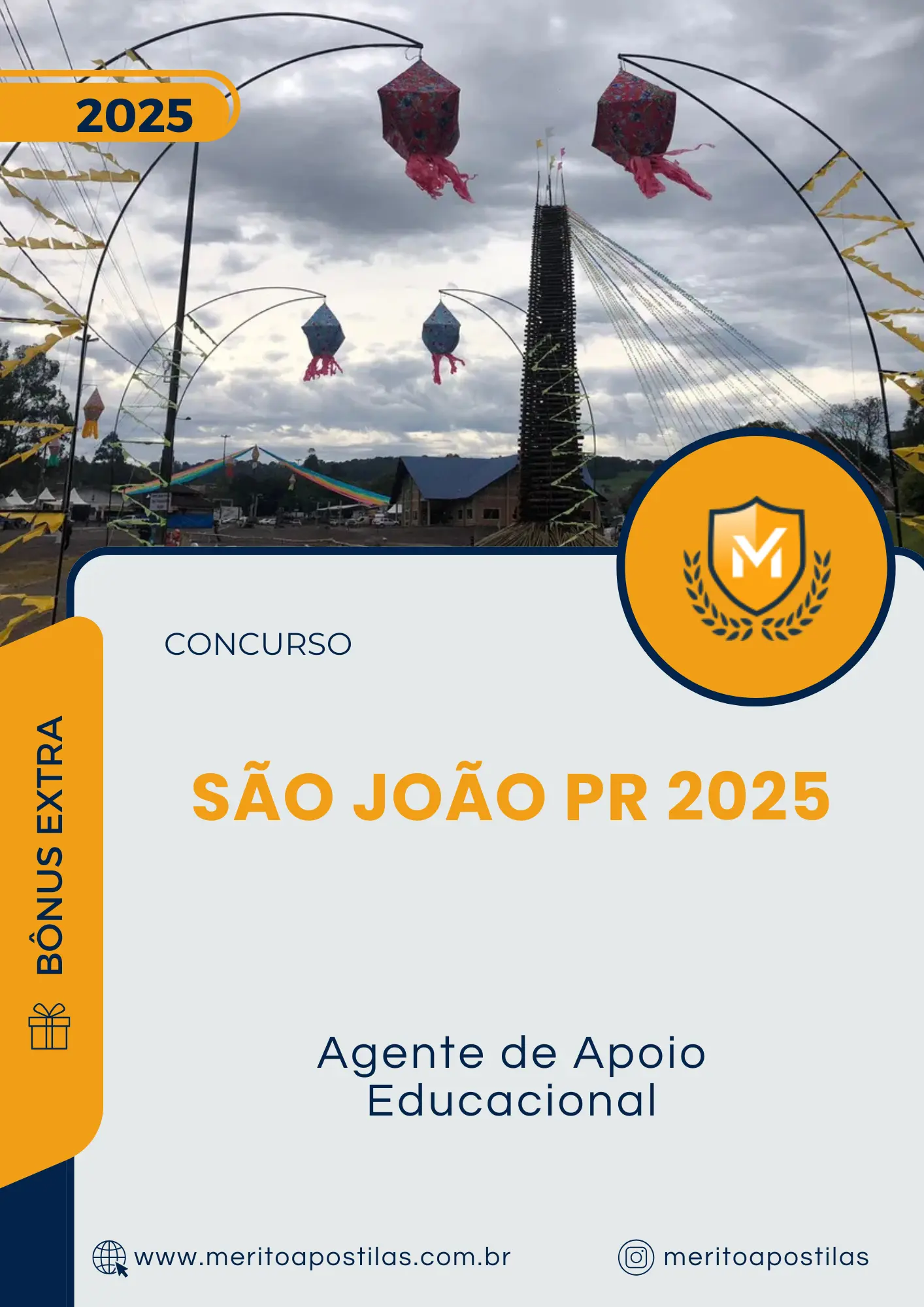 Apostila Agente de Apoio Educacional Concurso São João PR 2025