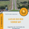 Apostila Agente de Combate às Endemias Prefeitura de Lucas do Rio Verde MT 2025