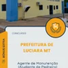 Apostila Agente de Manutenção Ajudante de Pedreiro Prefeitura de Luciara MT 2025