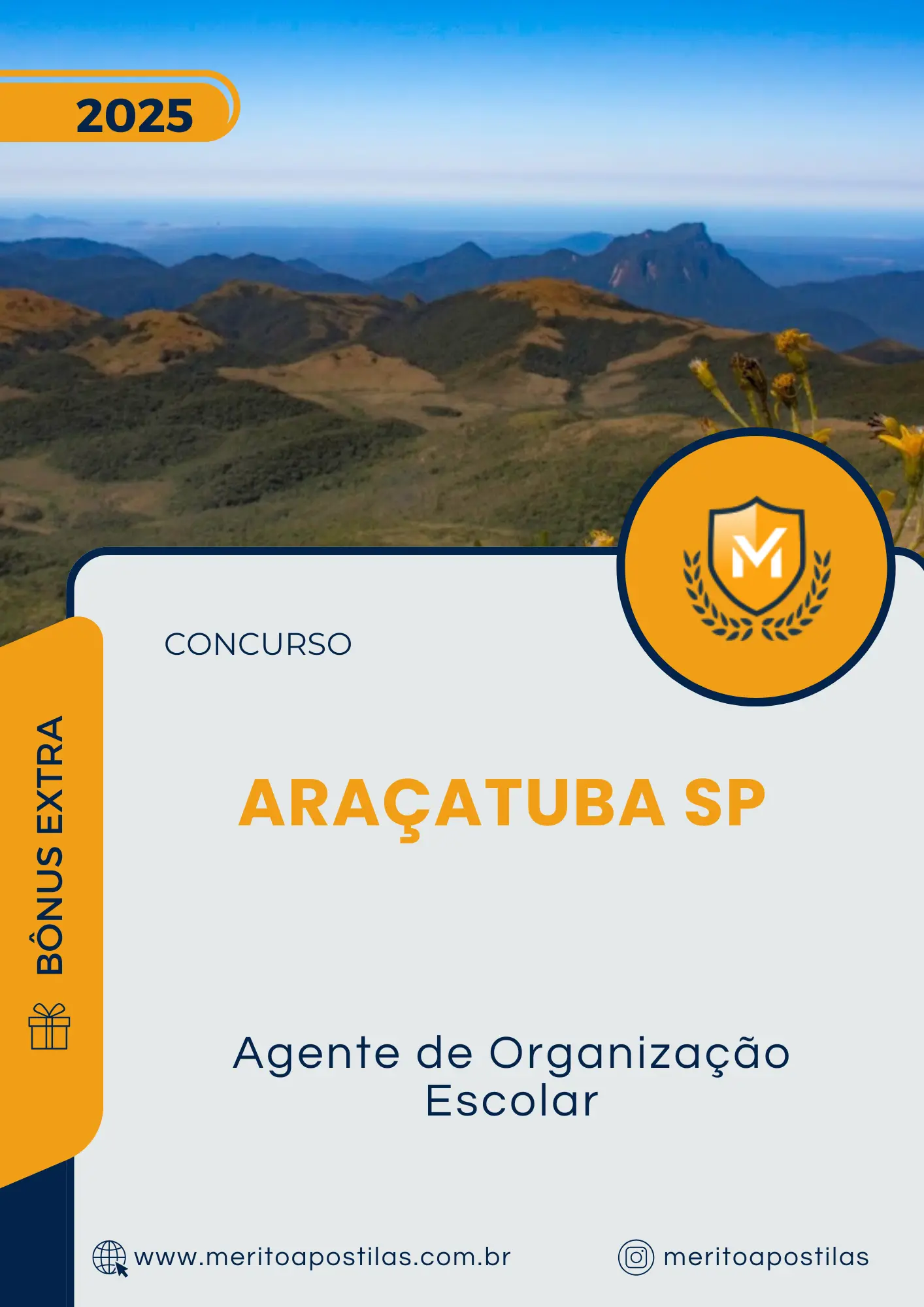Apostila Agente de Organização Escolar Diretoria de Ensino de Araçatuba SP 2025