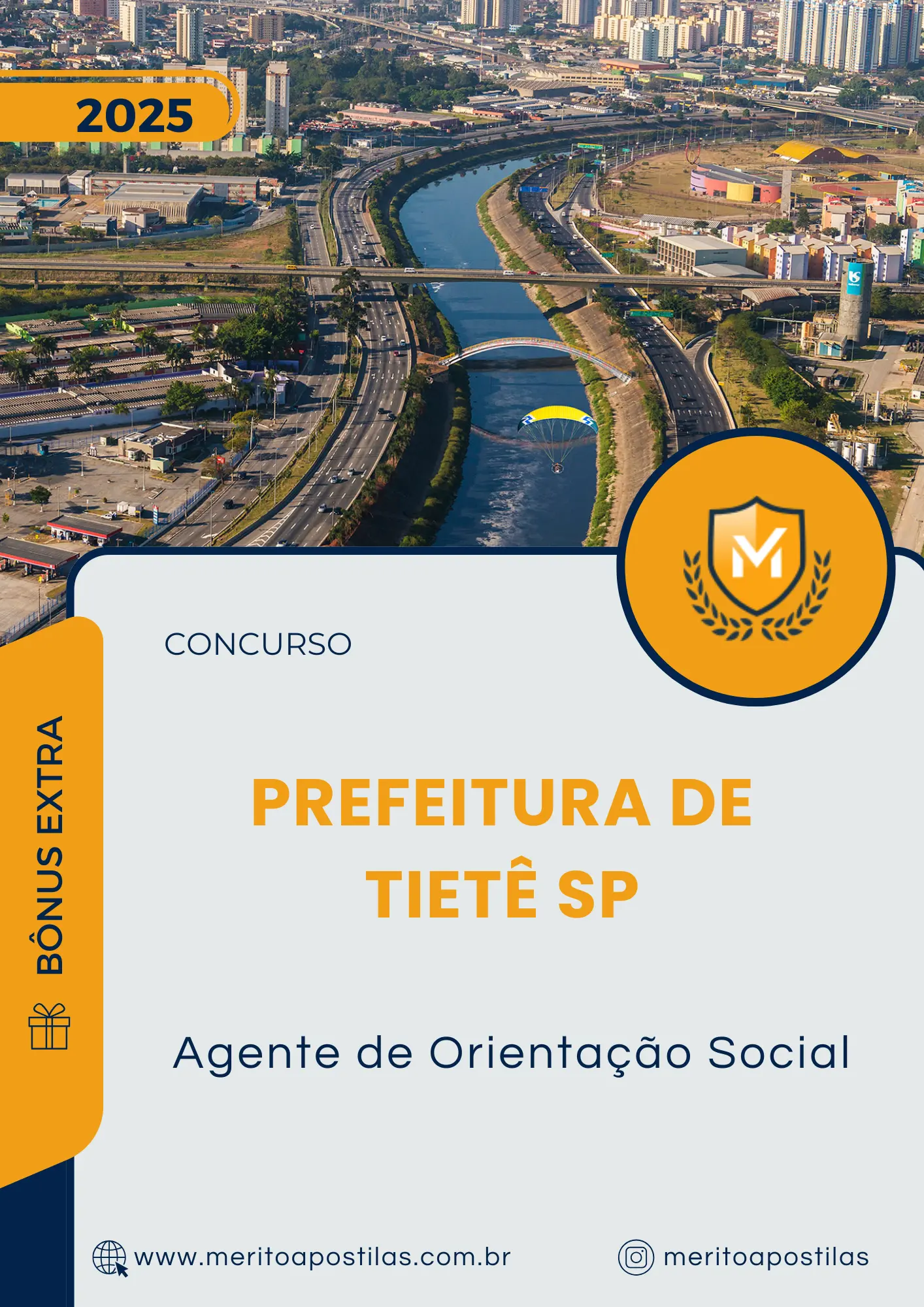 Apostila Agente de Orientação Social Prefeitura de Tietê SP 2025