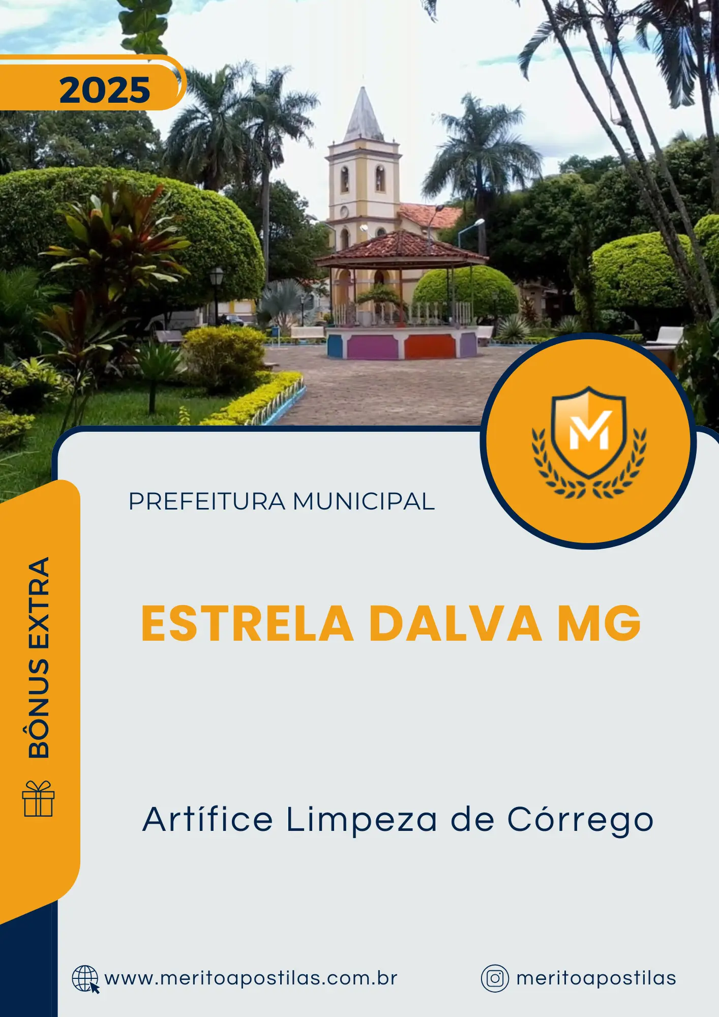 Apostila Artífice Limpeza de Córrego Prefeitura de Estrela Dalva MG 2025