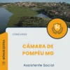 Apostila Assistente Social Câmara de Pompéu MG 2025