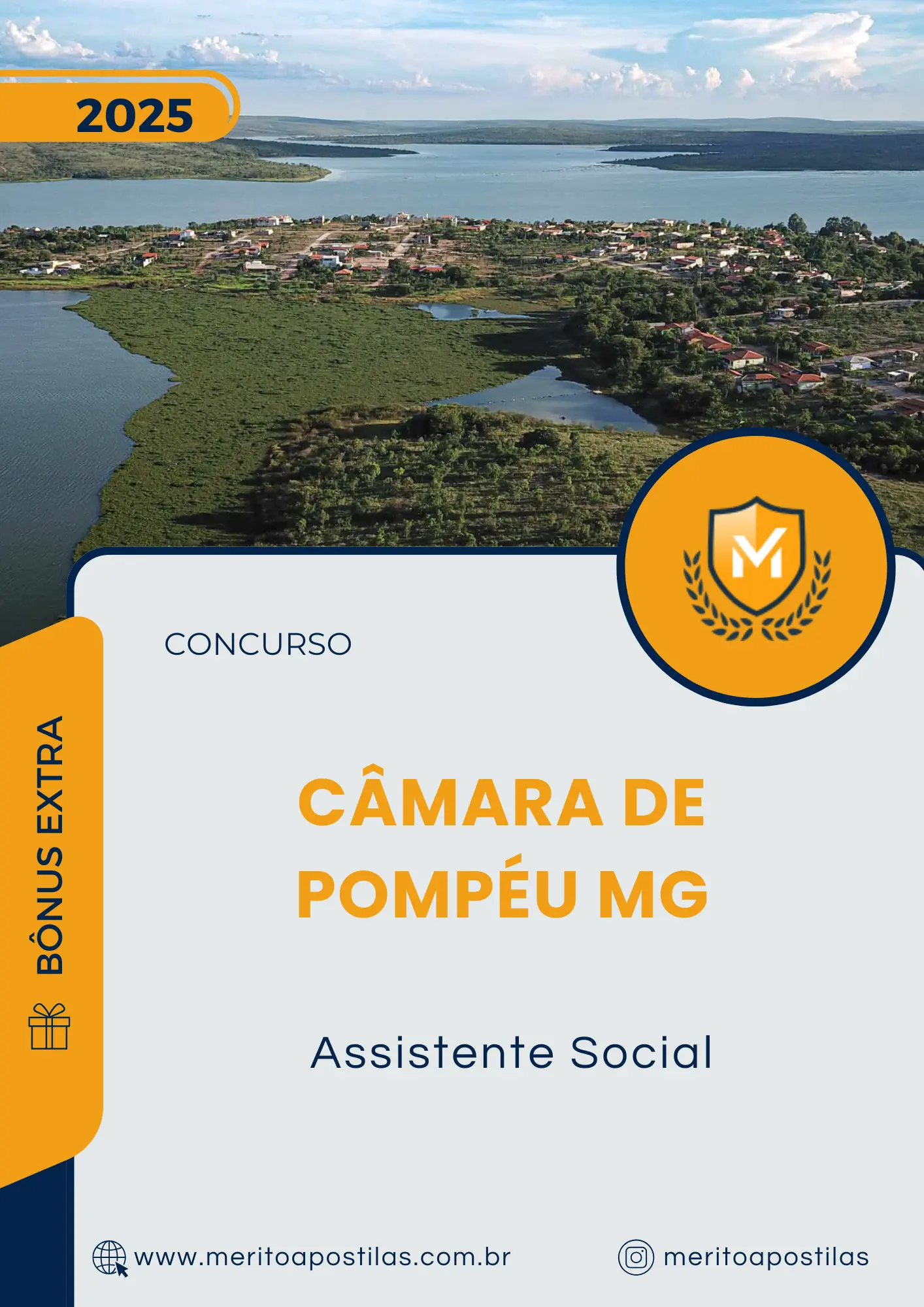 Apostila Assistente Social Câmara de Pompéu MG 2025