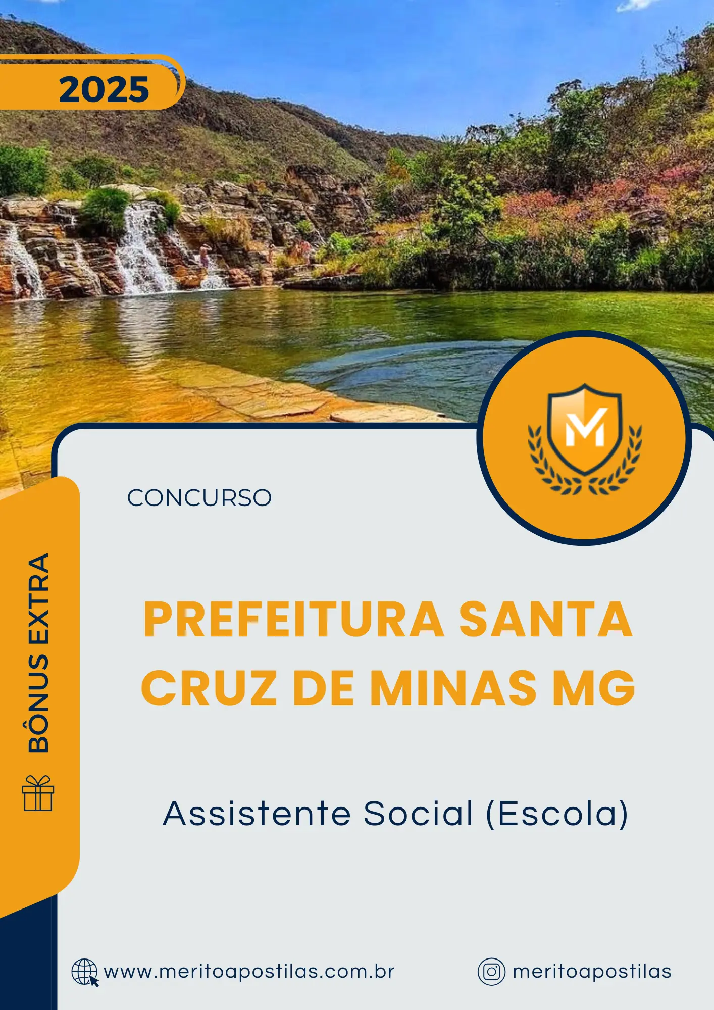 Apostila Assistente Social Escola Prefeitura Santa Cruz de Minas MG 2025