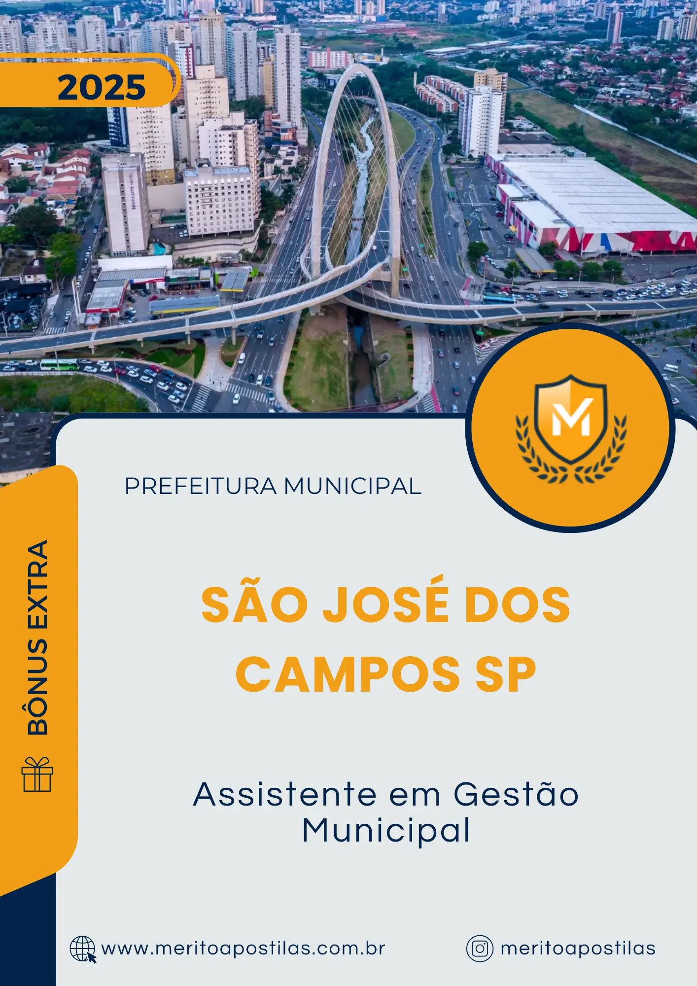Apostila Assistente em Gestão Municipal Concurso Prefeitura de São José dos Campos SP 2025
