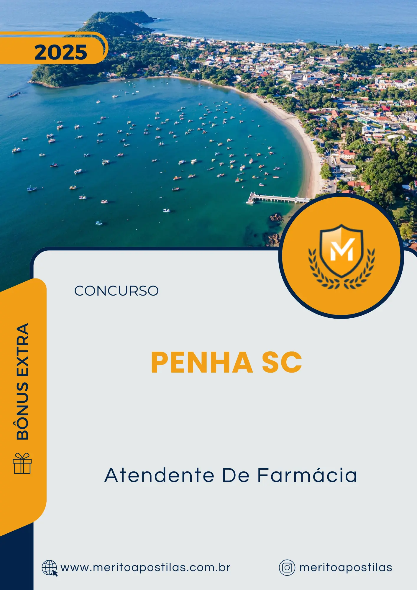Apostila Atendente De Farmácia Concurso Penha SC 2025