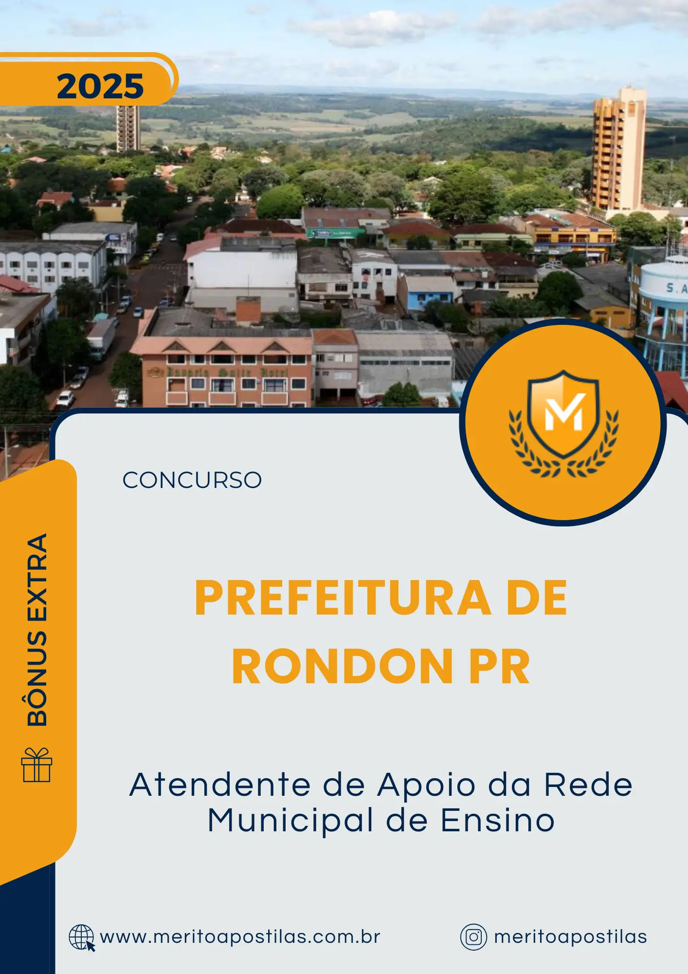 Apostila Atendente de Apoio da Rede Municipal de Ensino Prefeitura de Rondon PR 2025