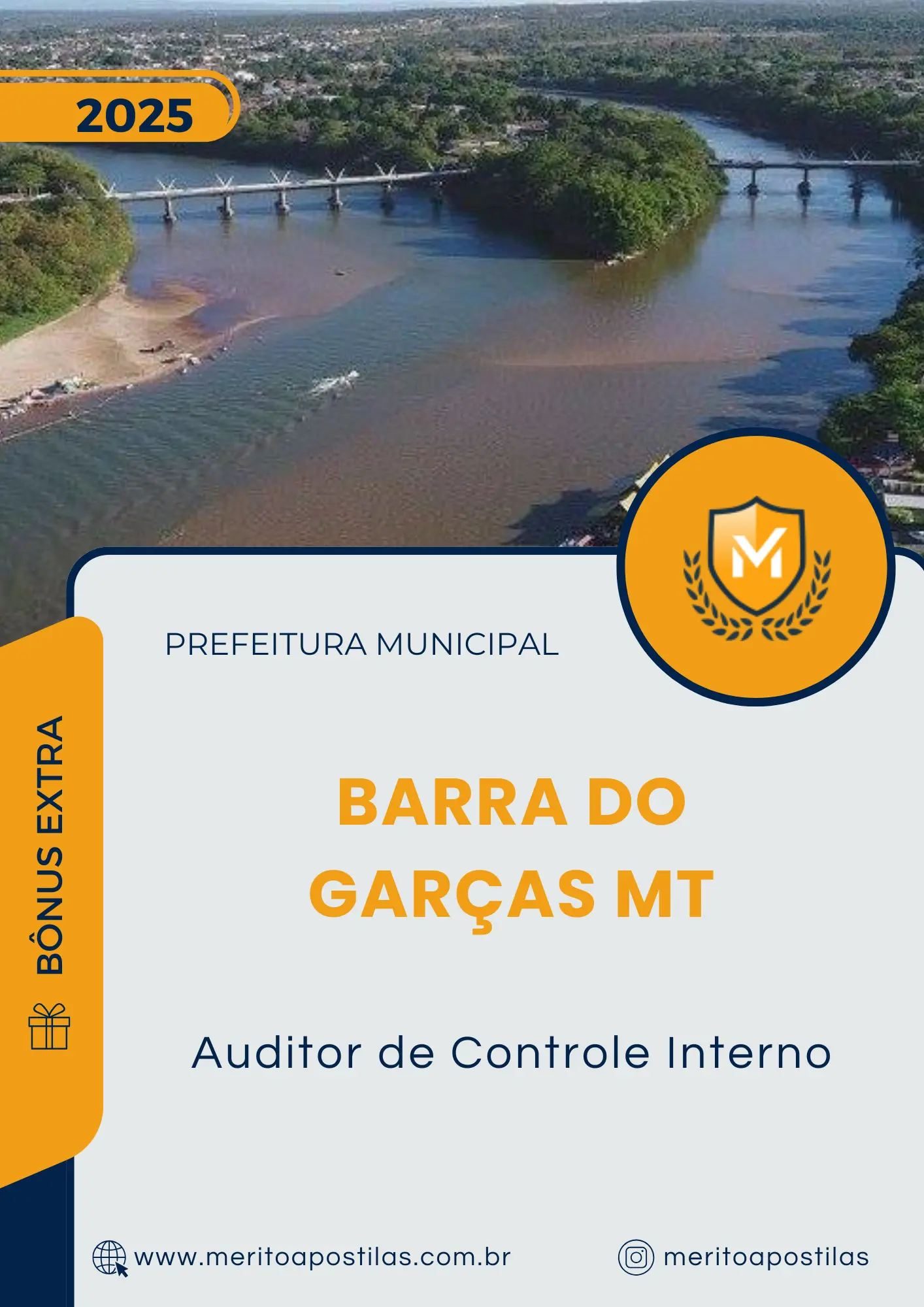 Apostila Auditor de Controle Interno Prefeitura de Barra do Garças MT 2025