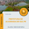 Apostila Auxiliar Administrativo Prefeitura de Alvorada do Sul PR 2025