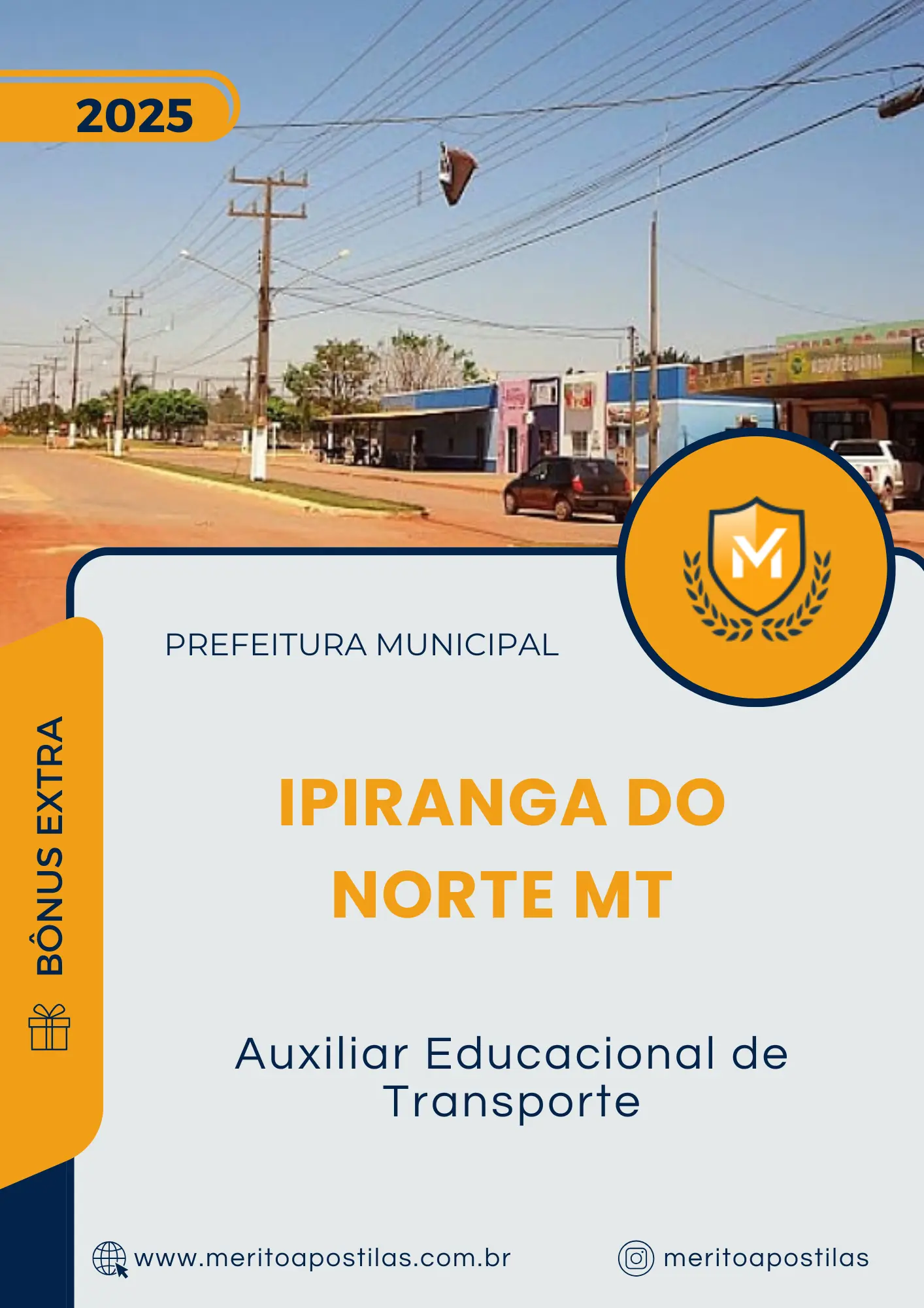 Apostila Auxiliar Educacional de Transporte Prefeitura de Ipiranga do Norte MT 2025