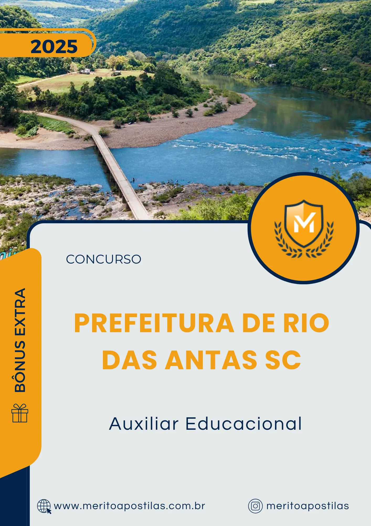 Apostila Auxiliar Educacional Prefeitura de Rio das Antas SC 2025