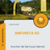 Apostila Auxiliar de Serviços Gerais Concurso Anchieta SC 2025