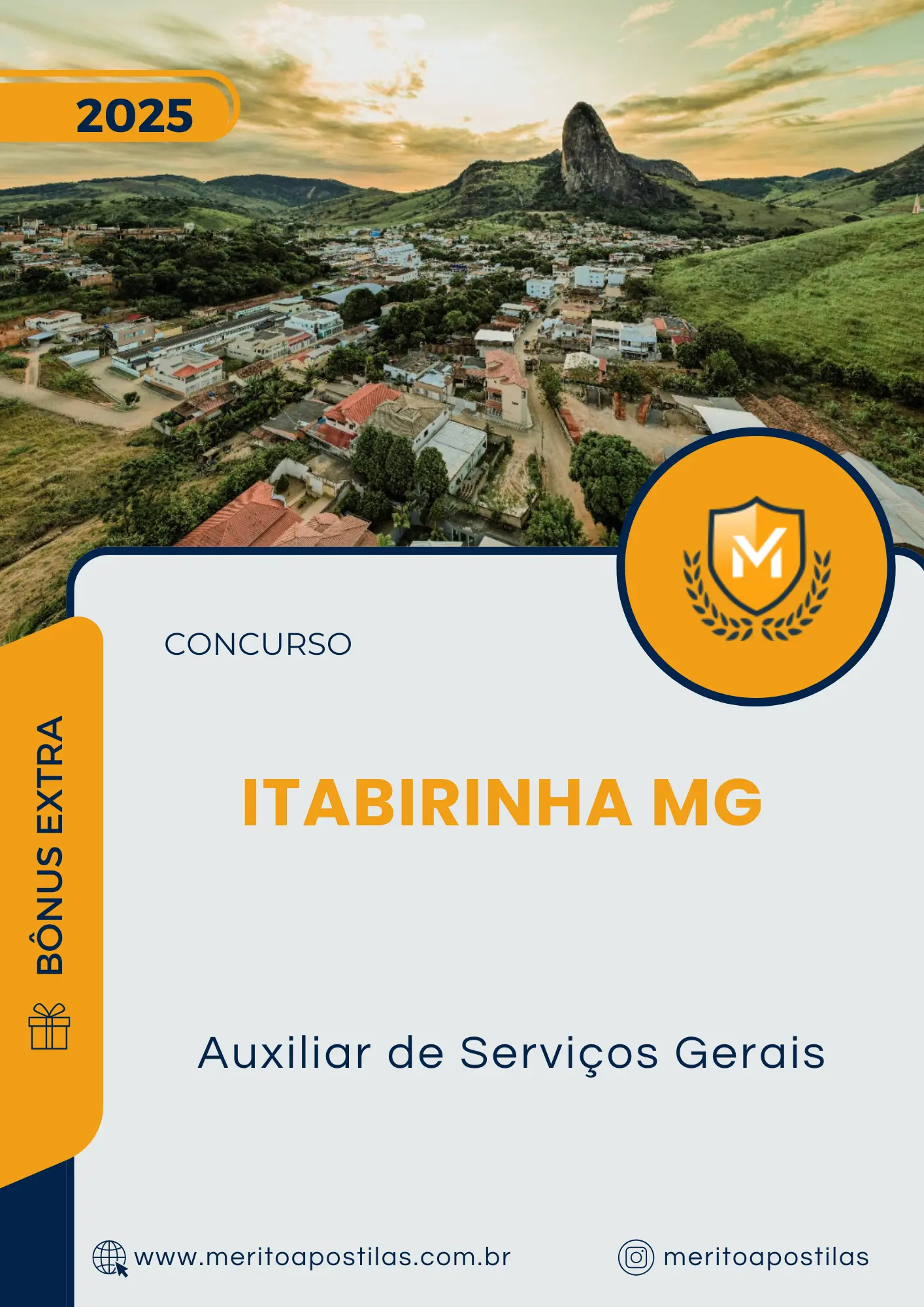 Apostila Auxiliar de Serviços Gerais Concurso Itabirinha MG 2025
