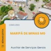 Apostila Auxiliar de Serviços Gerais Concurso Maripá de Minas MG 2025