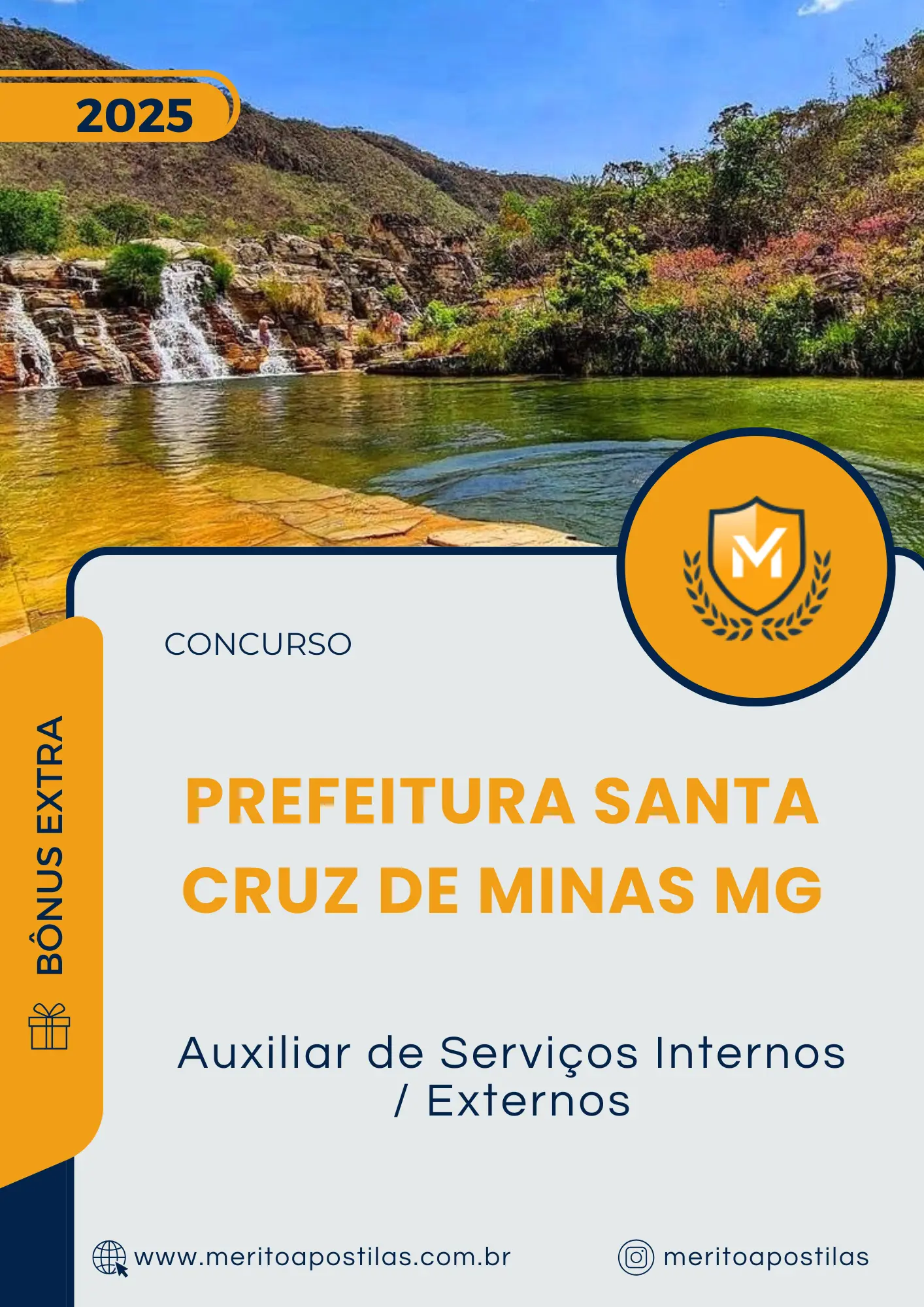 Apostila Auxiliar de Serviços Internos Externos Prefeitura Santa Cruz de Minas MG 2025