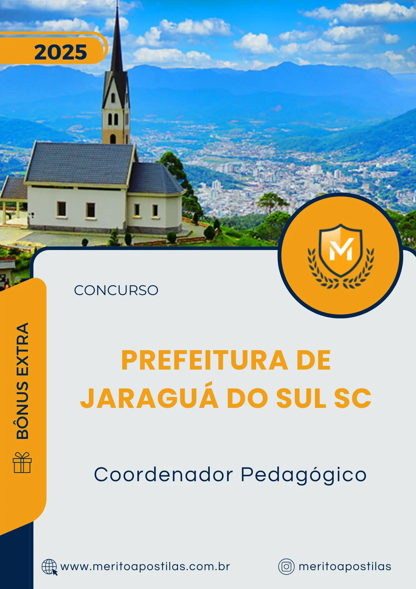Apostila Coordenador Pedagógico Prefeitura de Jaraguá do Sul SC 2025