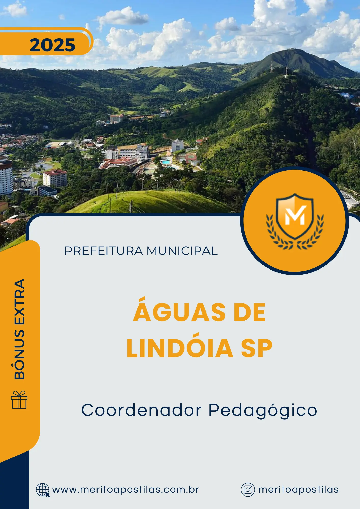 Apostila Coordenador Pedagógico Prefeitura de Águas de Lindóia SP 2025