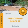 Apostila Cozinheira Prefeitura de Quatá SP 2025