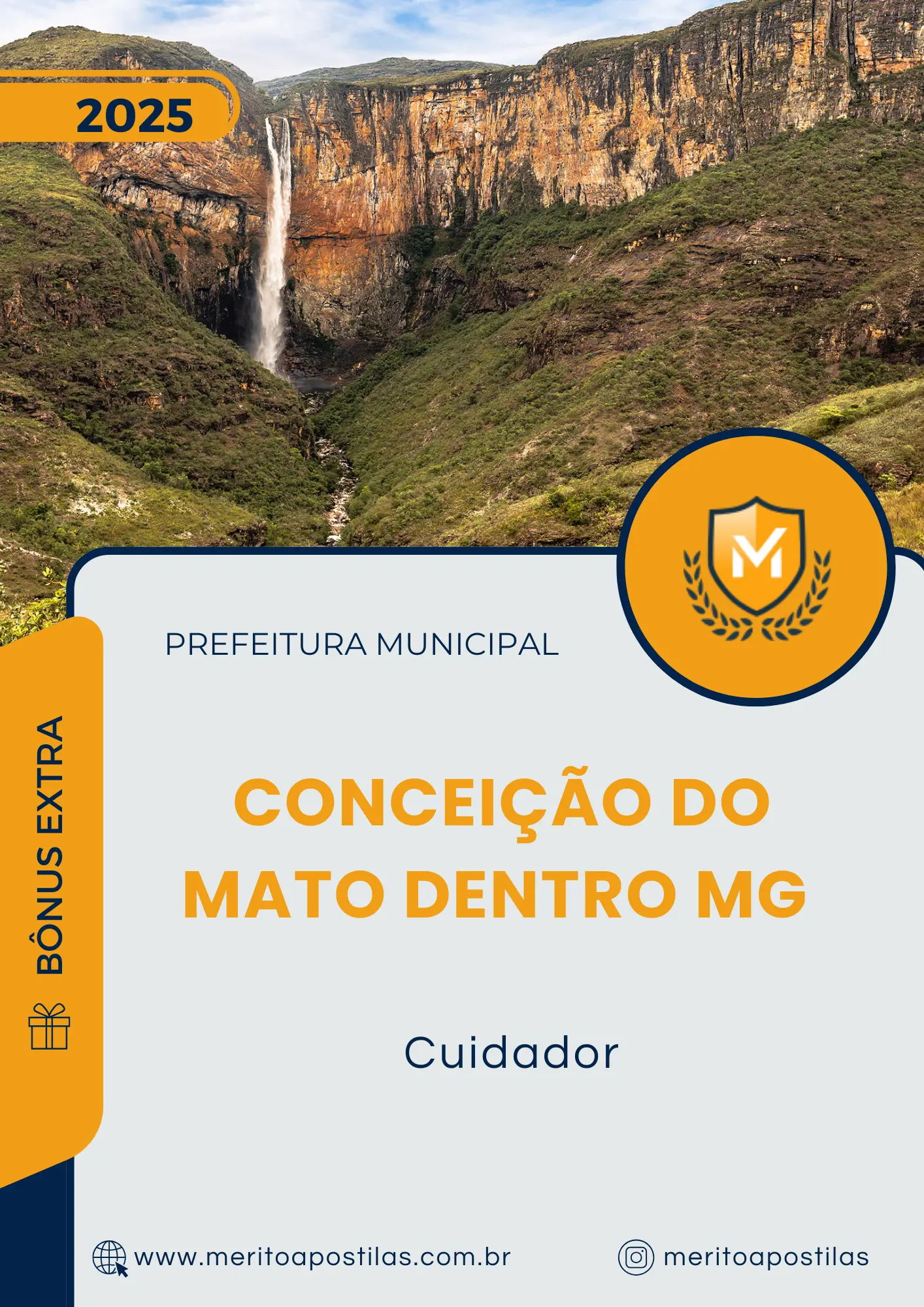 Apostila Cuidador Prefeitura de Conceição do Mato Dentro MG 2025