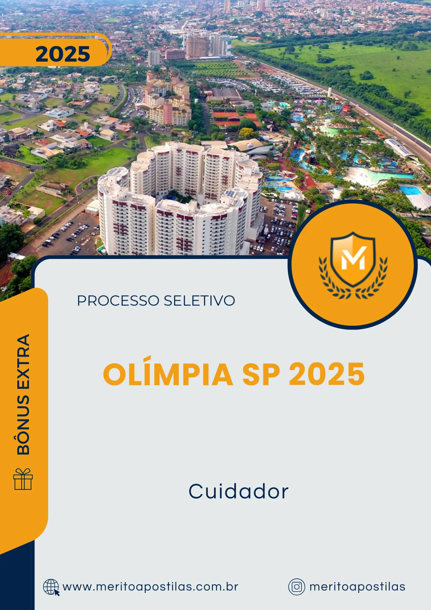 Apostila Cuidador Processo Seletivo de Olímpia SP 2025