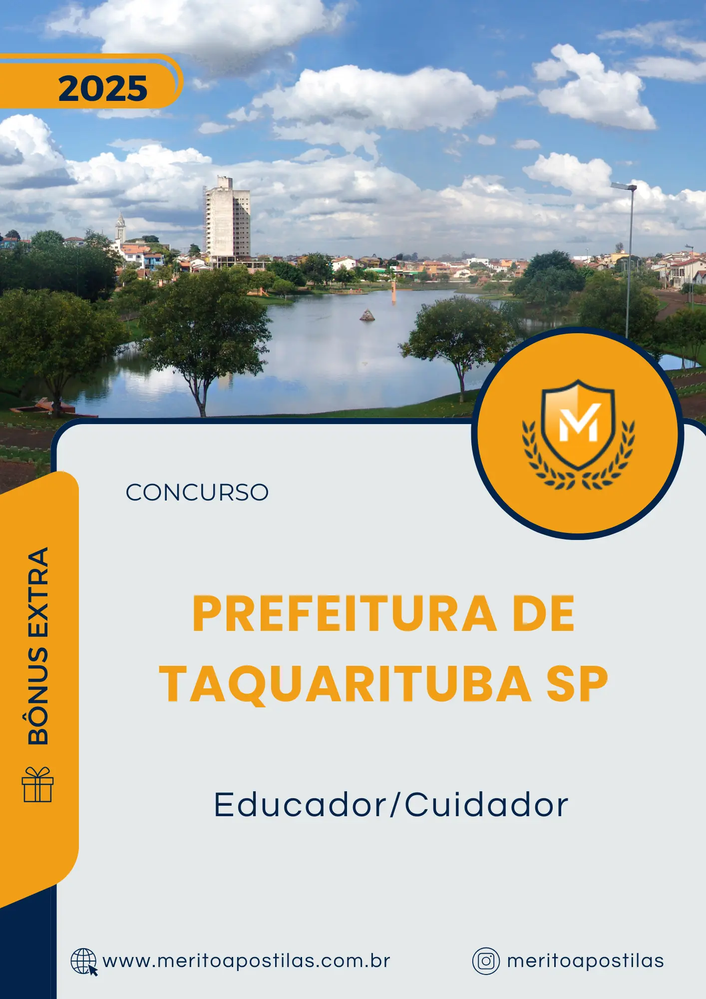 Apostila Educador Cuidador Prefeitura de Taquarituba SP 2025
